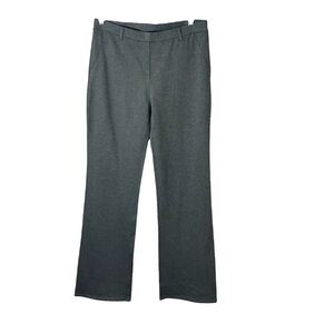 Quince women’s ultra stretch ponte boot cut pants charcoal size large Tall